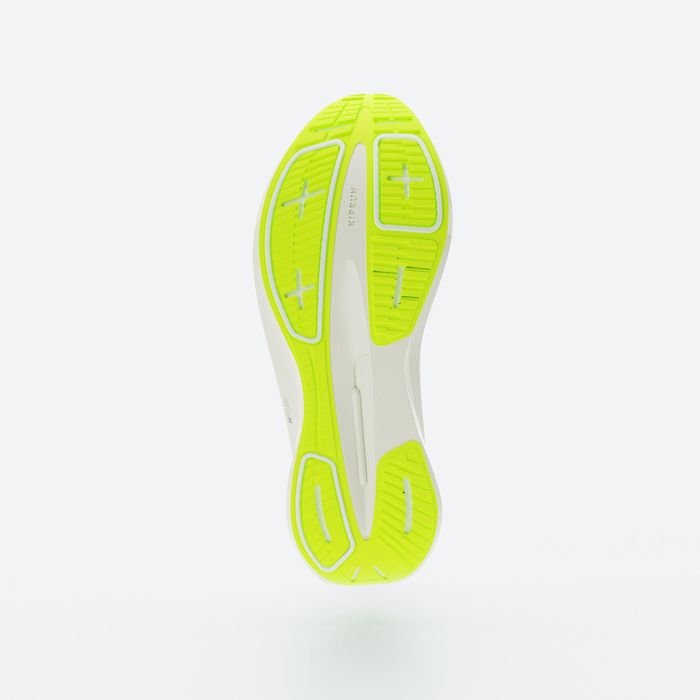 Sapatilhas de Corrida Homem Cushion 500 Branco/Amarelo