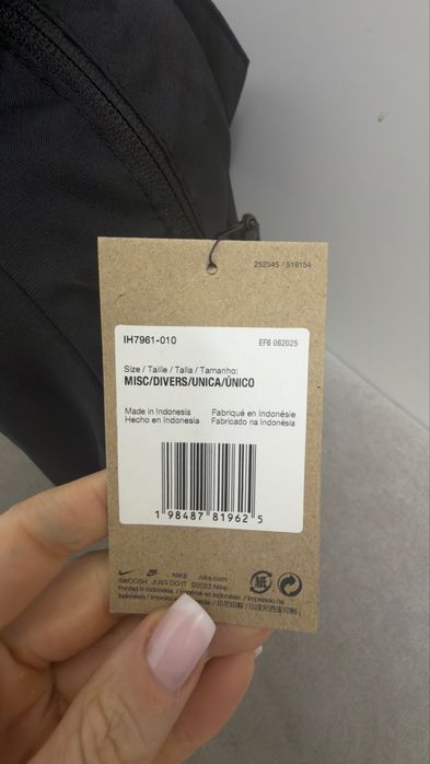 Сумка Nike GYM CLUB BAG SP26 IH7961-010 чорна оригінал