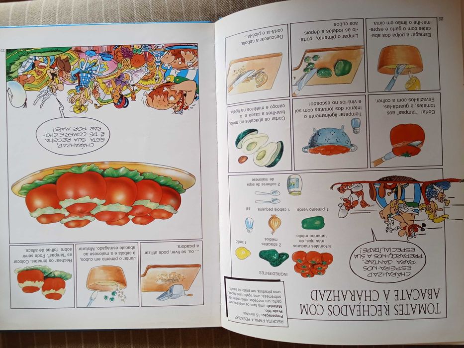 A cozinha com Astérix para pequenos gauleses
