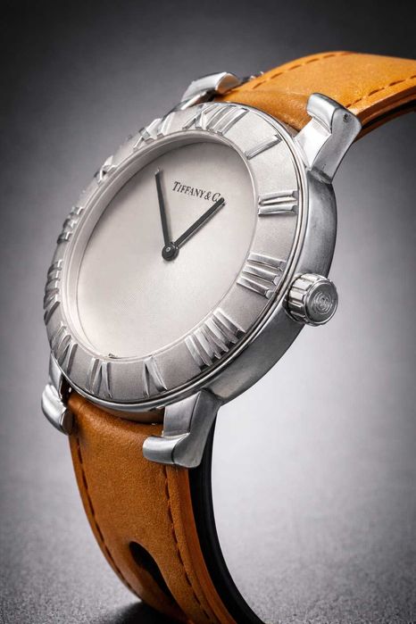 Zegarek Tiffany Atlas srebro! 37mm
