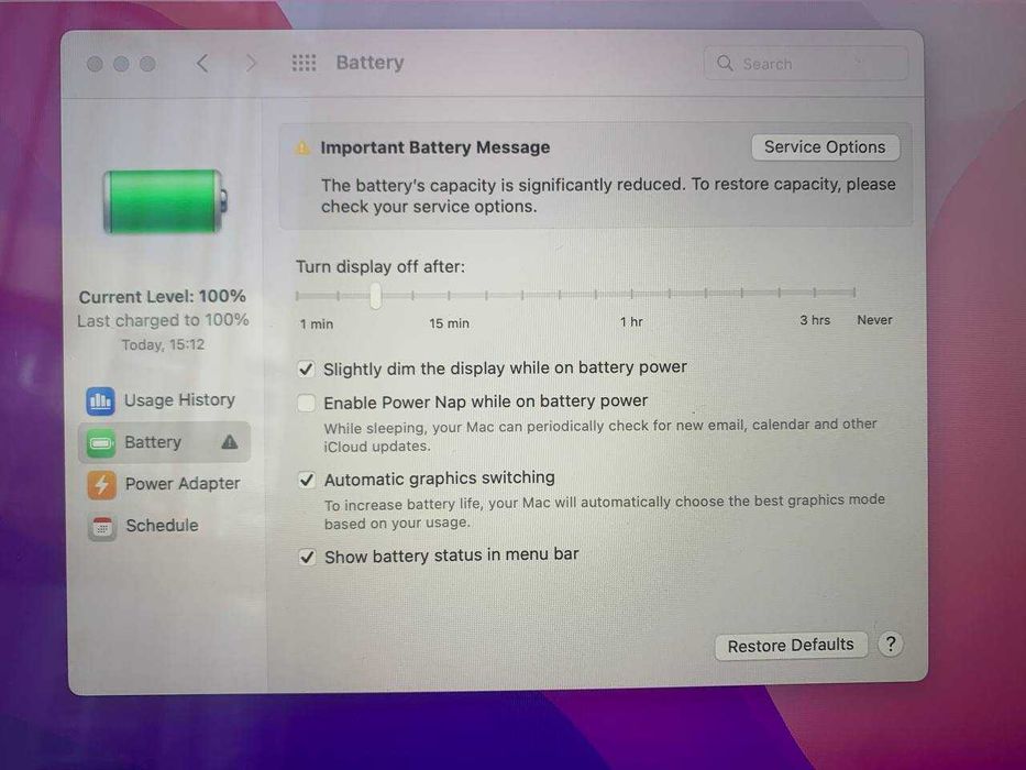 Apple MacBook Pro 15” (Mid 2015)