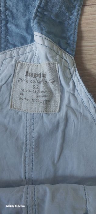 Sprzedam ogrodniczki dla chłopca.