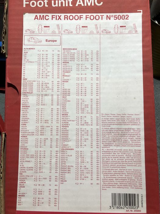 Bagażnik Dachowy Mont Blanc AMC 5002