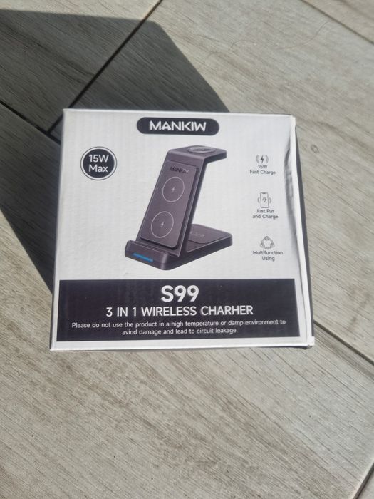 Nowa ładowarka indukcyjna zegarek telefonsłuchawki  Samsung s23