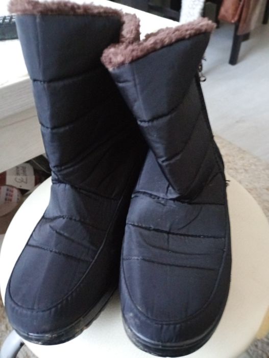 Ładne buty niskie śniegowce damskie
