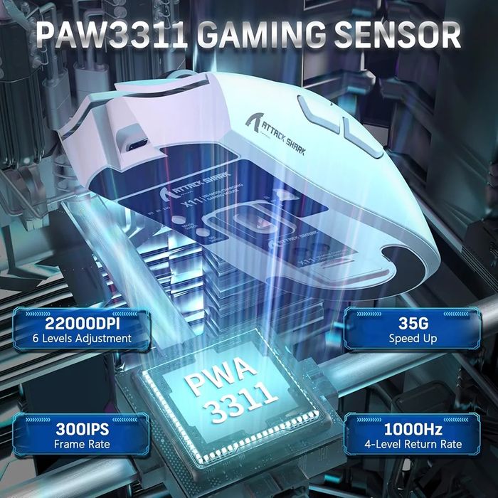 Mysz bezprzewodowa Attack Shark X11