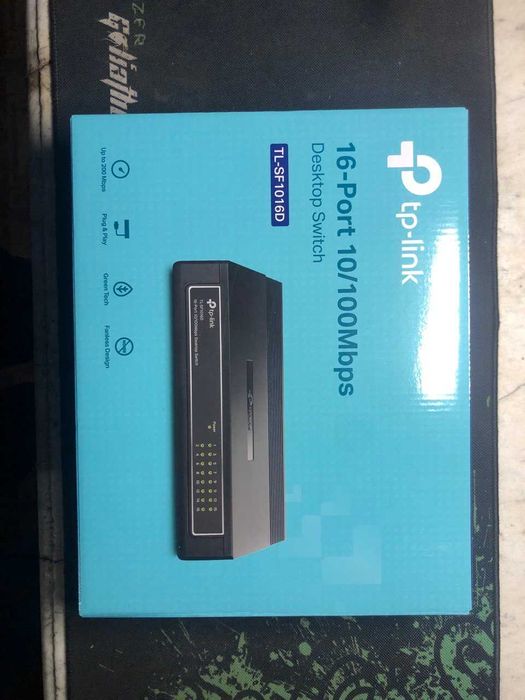 Мережевий комутатор TP-LINK 16 PORT TL-SF1016D.