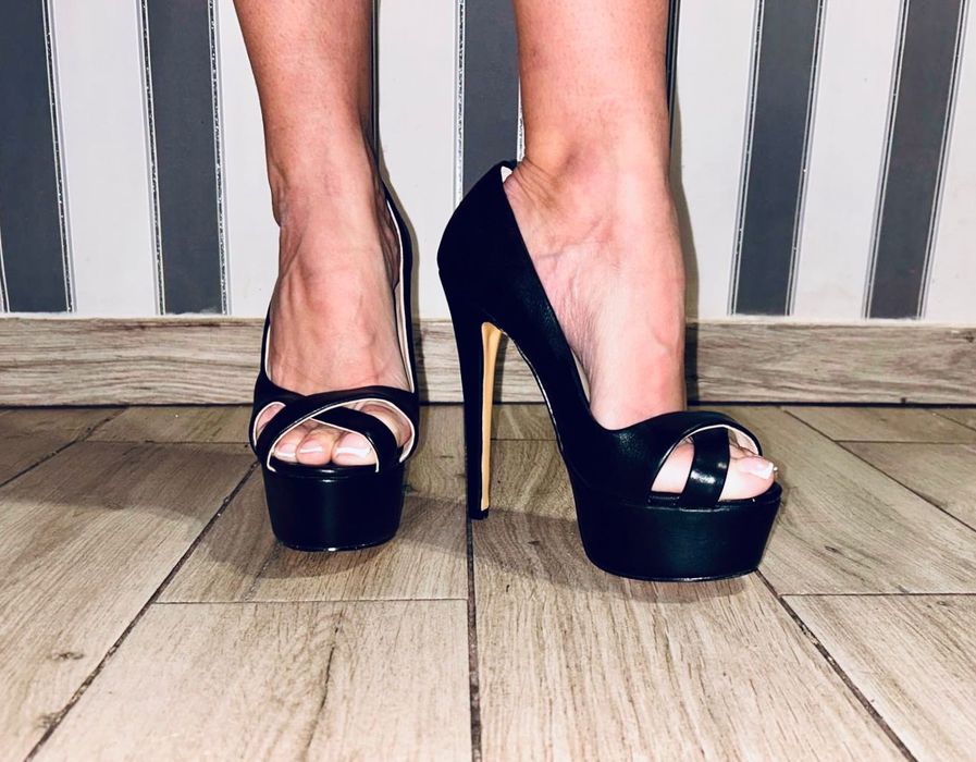 141/ Eleganckie 49 szpilki Trans Cross wysoka jakość czółenka 35-50 EU
