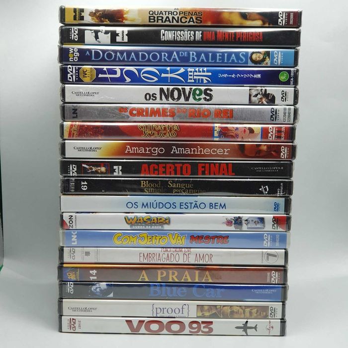 Lote 7/1 - Pack de 18 Filmes Novos e Selados em DVD - Ref.VI