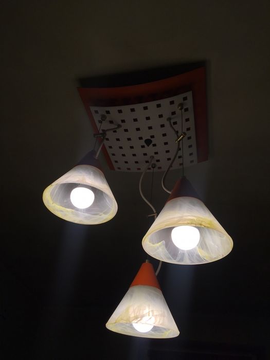 Żyrandol trzy lampki