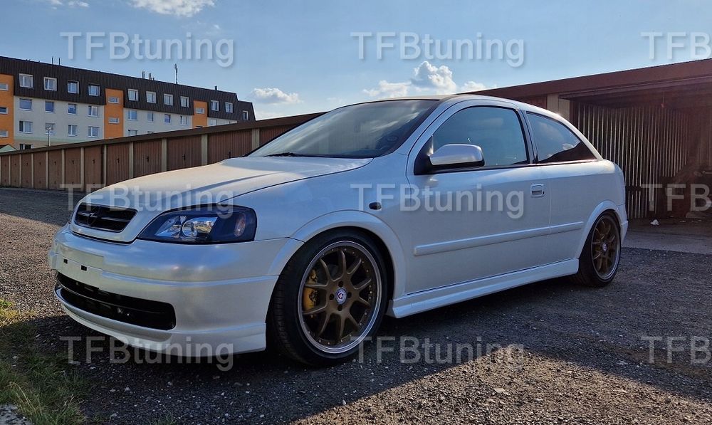 spoiler dokładka przód astra 2 g tfb tuning