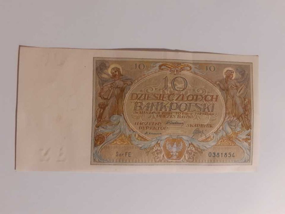 Banknot  10 zł 1929 rok Bank Polski