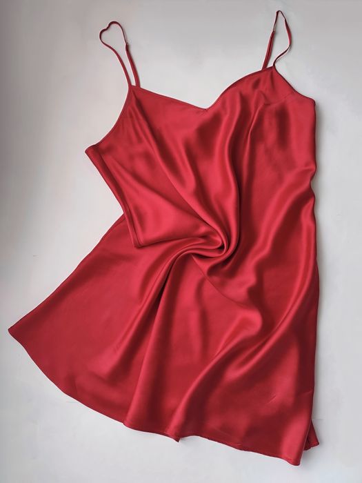 Шовковий пеньюар сукня на бретельках бренд Flirt