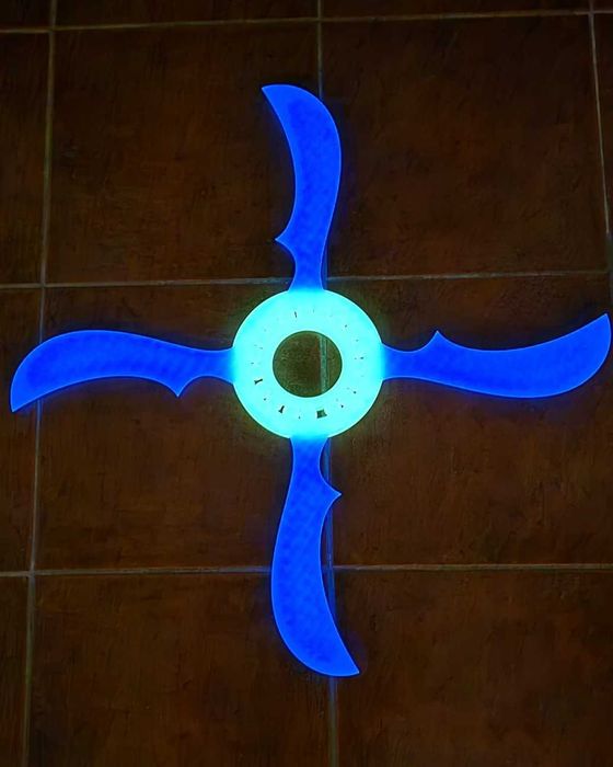 Impressão 3D - Demon Wind Shuriken Naruto (sistema que permite girar)