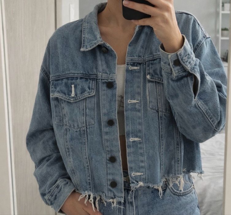 Kurtka jeansowa damska oversize