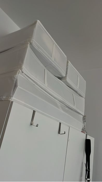 4 Caixas em dois tamanhos - desmontaveis de arrumacwi ikea