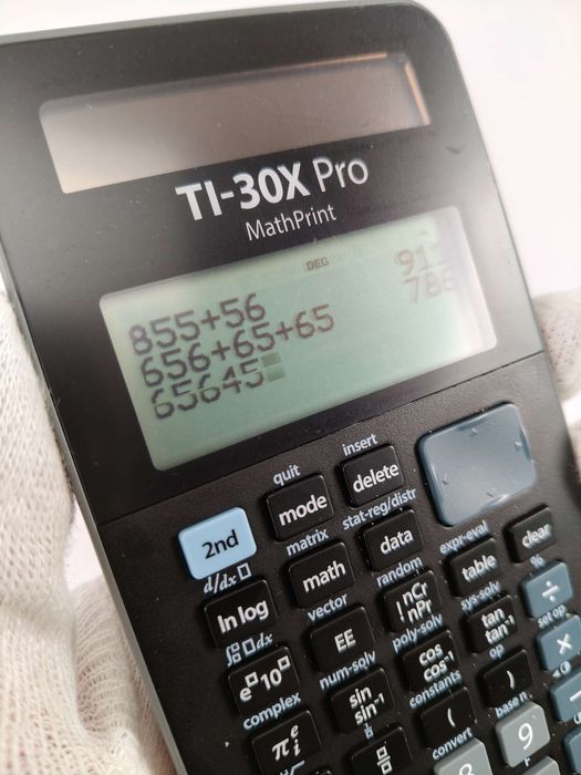 Texas Instruments TI-30X PRO MathPrint Kalkulator, Czarny