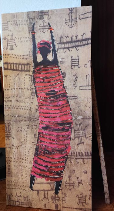 Conjunto de quadros tema étnico