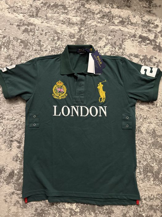 Нова  Футболка поло Polo Ralph Lauren Berlin (Chief Keef) T-Shirt Big Logo Ponny Green