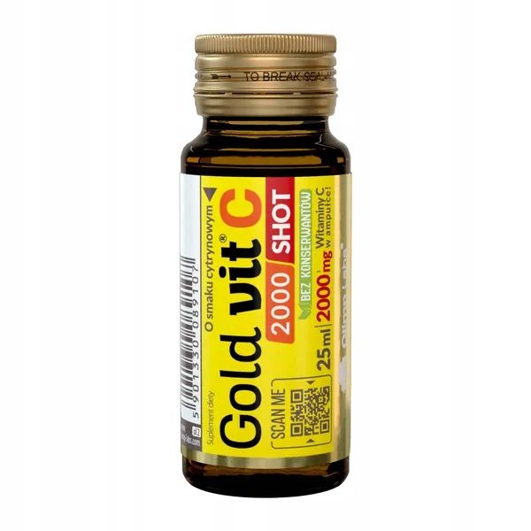 olimp gold vit-c 2000 shot 9x25ml witamina c witaminy
