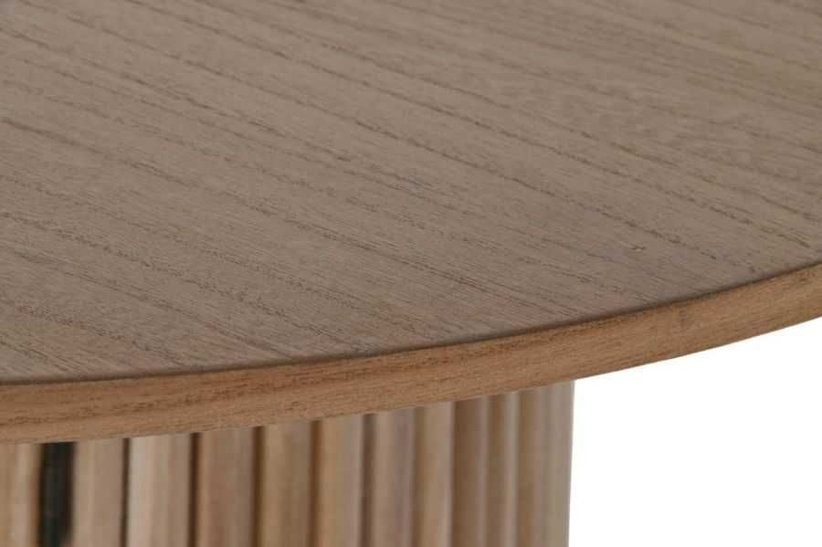 Stół Cubby z lamelami z ukrytymi schowkami, stylowy