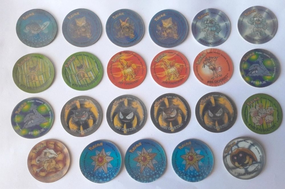 Tazos pokemon Holo 2