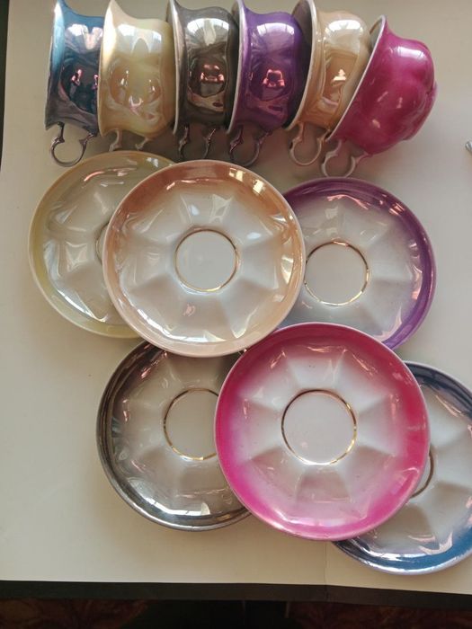 Кавовий сервіз Веселка. Коростень.