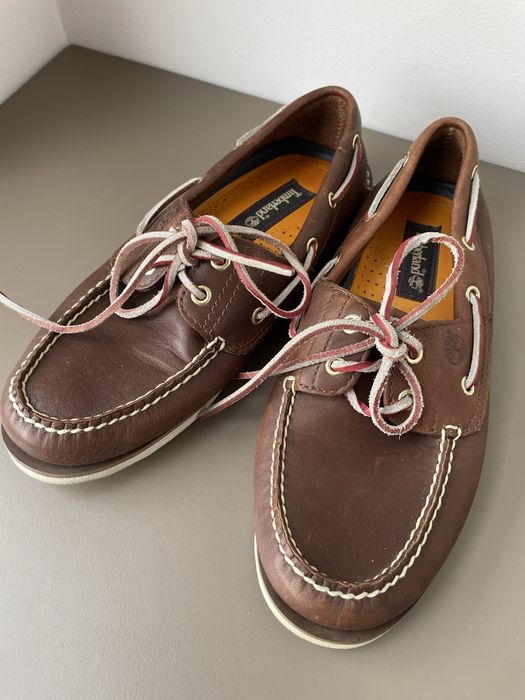 Шкіряні оригінальні лофери/мокасини timberland