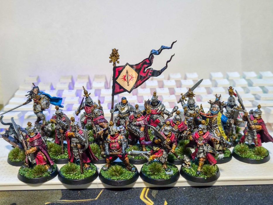 figurki AGE OF SIGMAR cities of sigmar, sentinels of embergard - pomalowane
