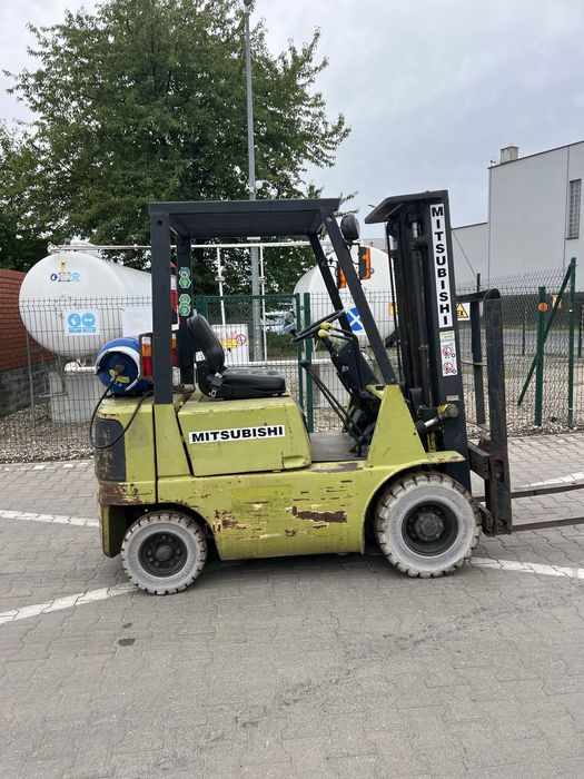 Wózek widłowy Mitsubishi, LPG, Przesuw Boczny, PROSTY BEZ ELEKTRONIKI !!