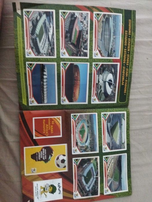 Raridade Completa: Álbum Copa do Mundo 2010 – Completo e em Bom Estado