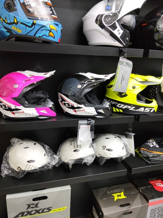 Capacetes off-road infantis