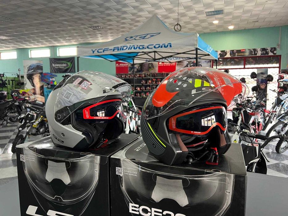 Capacete Aberto LS2 OF616 Airflow II - OF558 Sphere - OF573 Twister