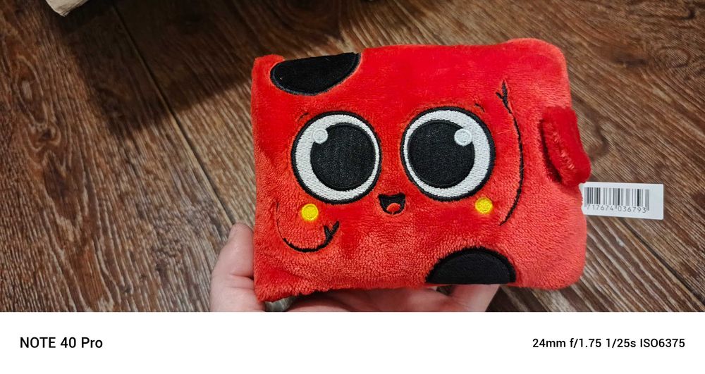 Portfel pawel biedronka maskotka pluszak zabawka biedroniak mis