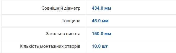 ТОРМОЗНІ (ГАЛЬМІВНІ) диски до  н/ причепа KOGEL .  Н О В І !!!