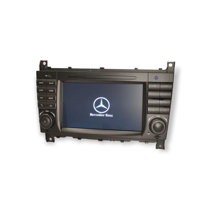 Radio 2 DIN Android para Mercedes Benz A B VITO W203 - Novo Garantia