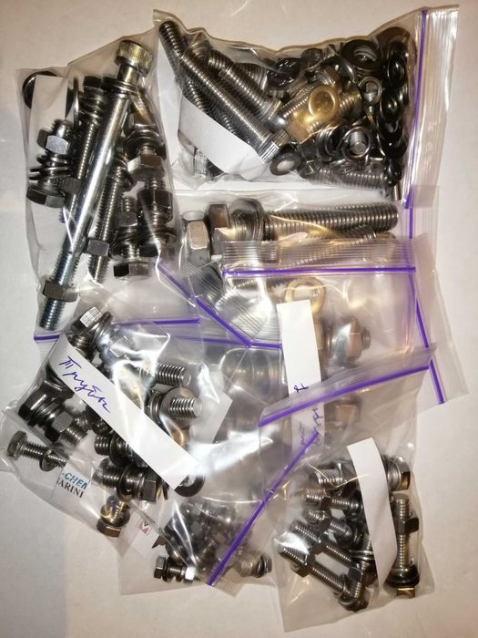 Комплект болтов по обвесу ЯВА/JAWA 638 ЛЮКС НЕРЖАВЕЙКА.