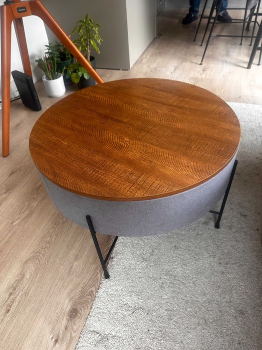 Mesa de Centro Redonda com Arrumação (60cm)