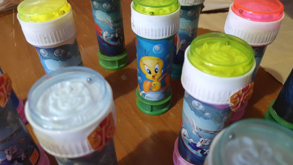 Frascos de Fazer Bolas de Sabão