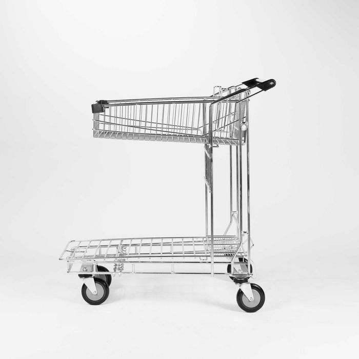 Wózek sklepowy metalowy 80 LITRÓW. Nowy. Dostępne duże ilości.