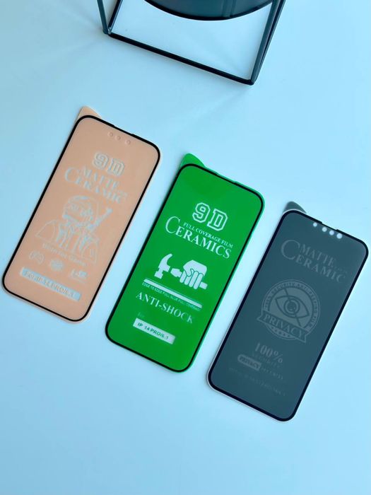 Захисне скло Айфон 15 про макс та інші скло на iPhone защитное стекло