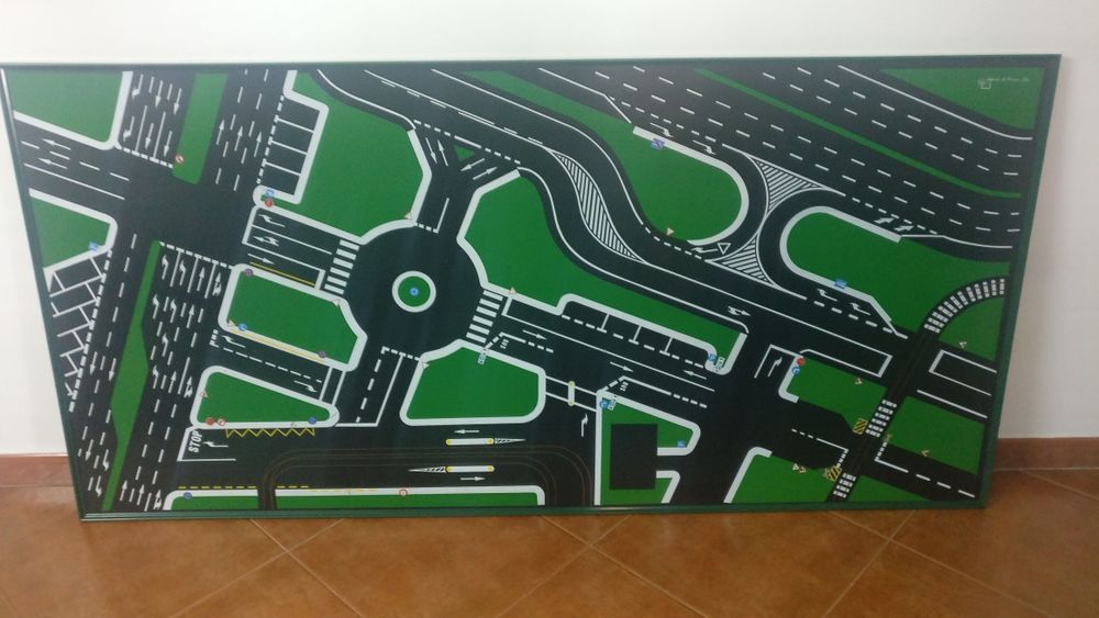 Quadro didático magnético
