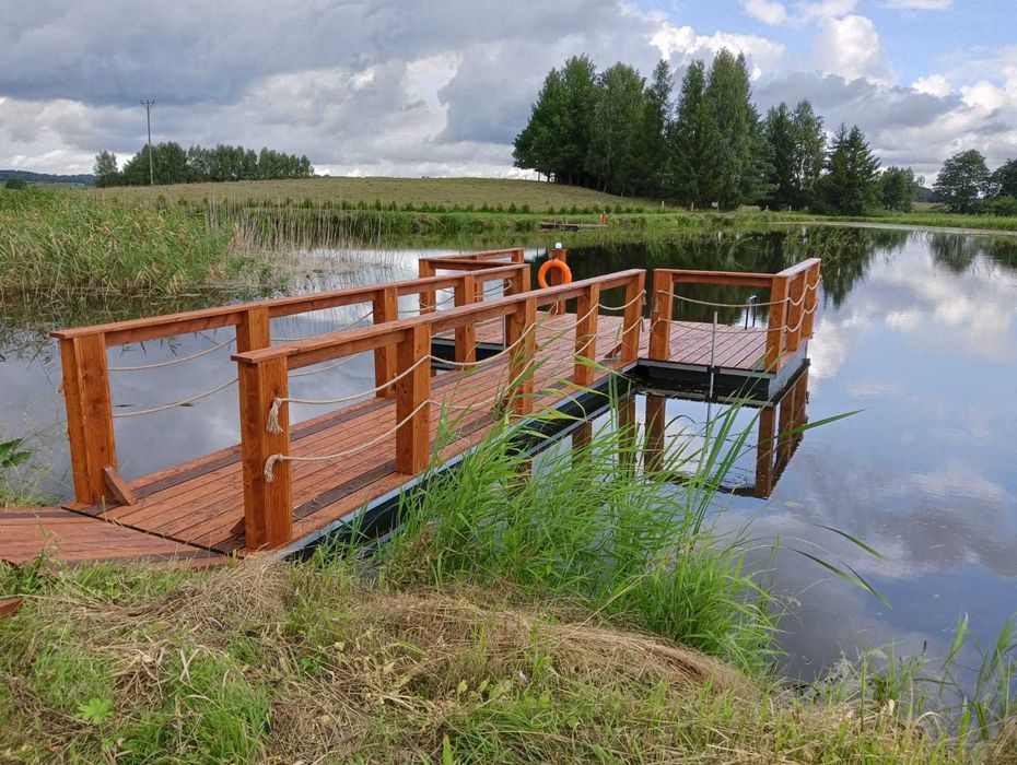 Pomost Pływający Pomosty Pływające Platforma Wyspa Rower wodny molo