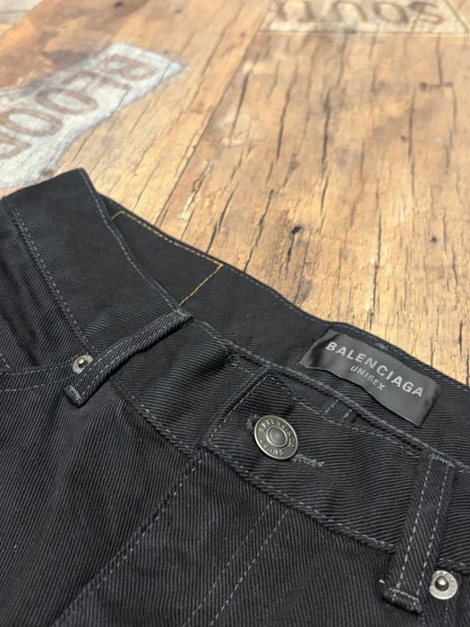 spodnie balenciaga flared czarne