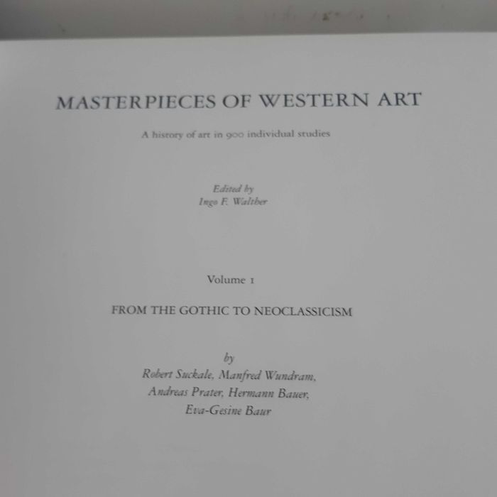 2 Livros Grandes Masterpieces of Western Art - Taschen
