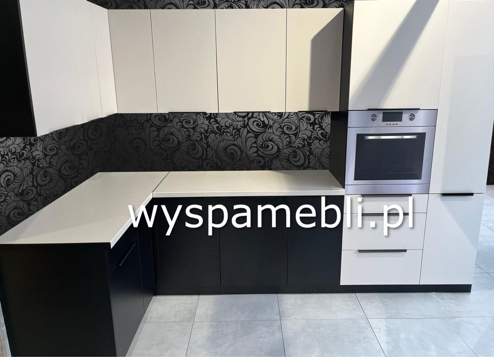 NOWA kuchnia narożna 270x190 lub inny wymiar kaszmir dąb artisan meble