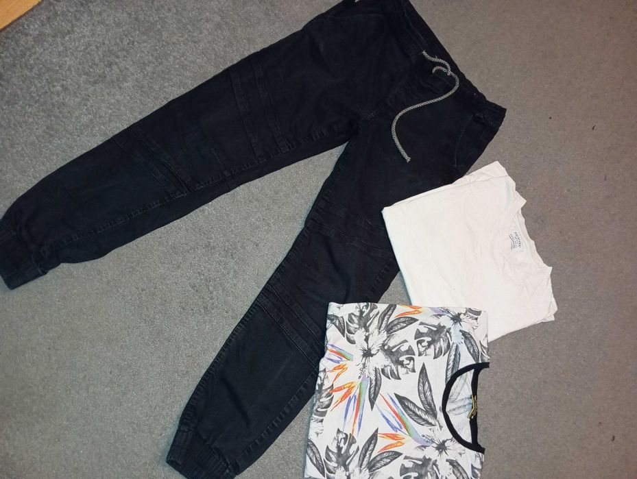 Paka ubrań męskich r ok 172 30 sztuk + buty