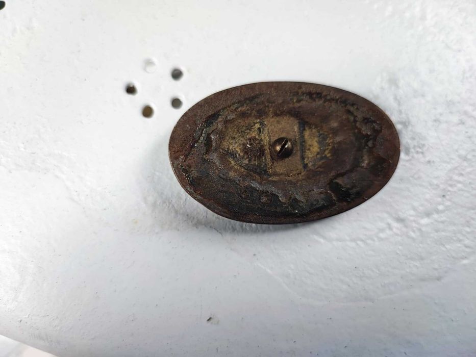 Przedwojenna mosiężna aplikacja do mebel,zegar,plafon itp.