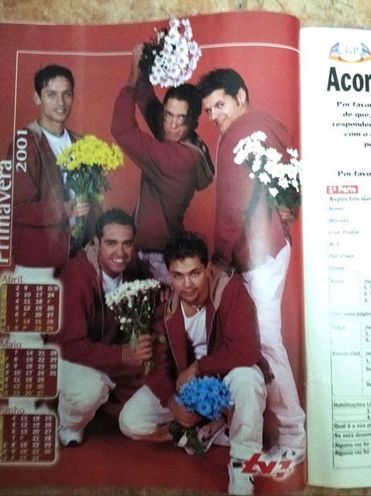 Revista TV7dias de janeiro de 2001