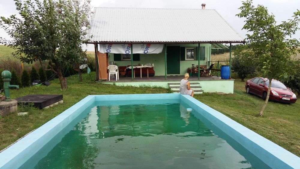 Działka z domkiem nad Zalewem Jeziorsko